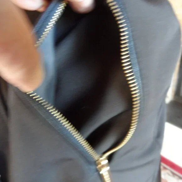 Michael Kors Black Belted Quilted Pea Coat Size PXS - Picture 7 of 16